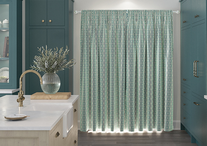 Opulent Scallop, Jade - Made To Measure Curtains - Image 7